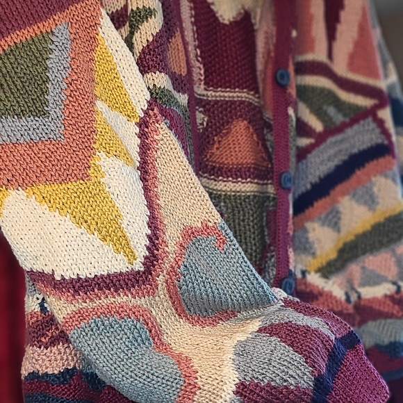 Vintage Purivian Connection 100% Cotton Sweater - Picture 4 of 6